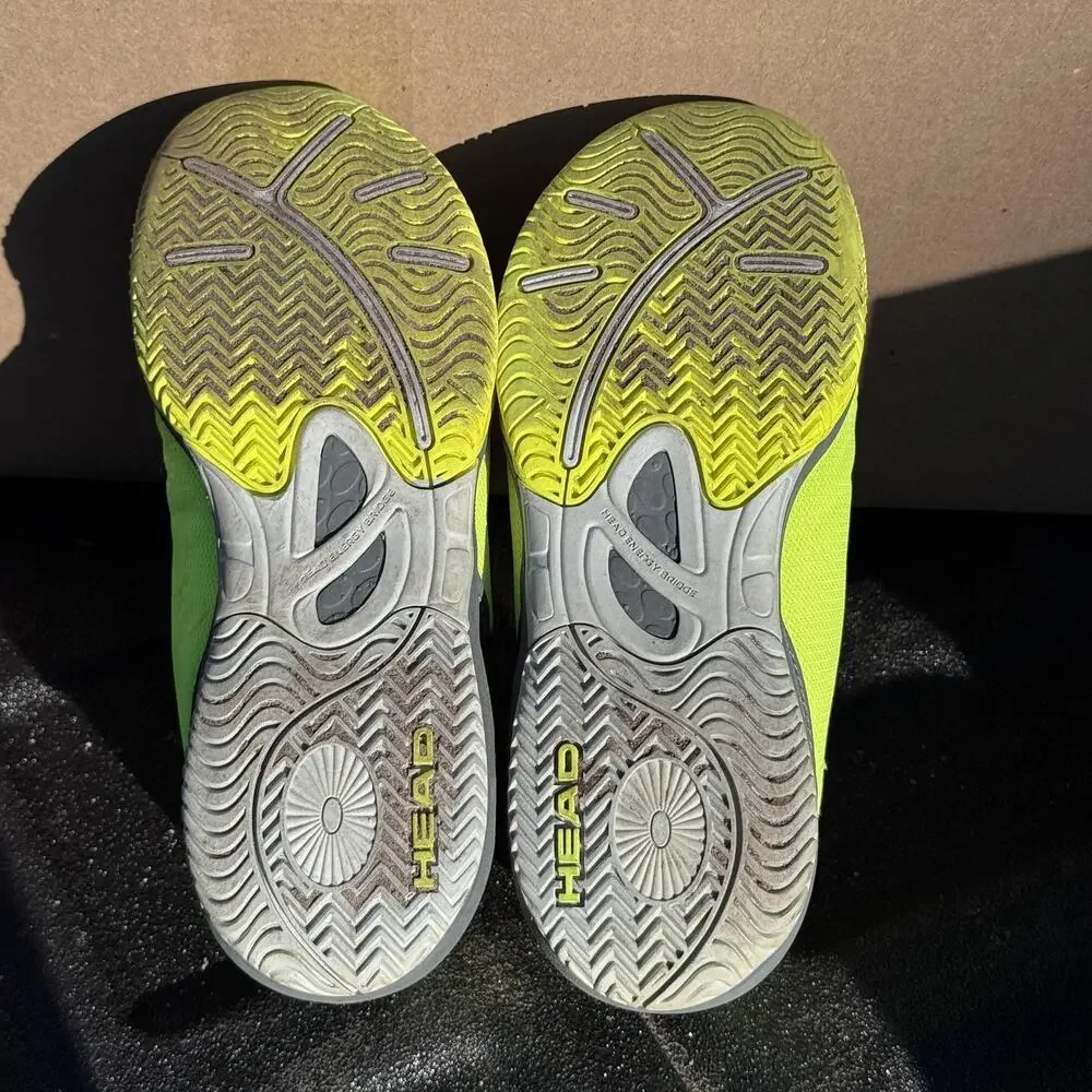Head‎ Sprint 3.5 Junior Shoes Youth 4.5 Neon Yellow Pickleball Tennis 275102